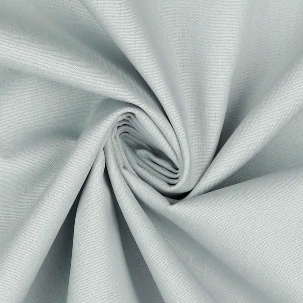 Premium 100 % Baumwollstoff, hellgrau, 130 g/m²