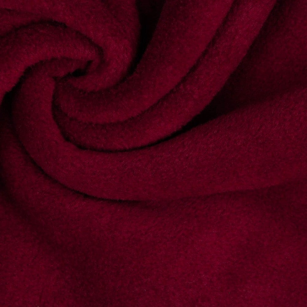 Premium Anti-Pilling-Fleece-Stoff, Bordeaux, 240 g/m²