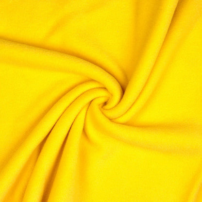 Premium Anti-Pilling-Fleece-Stoff, gelb 240 g/m²