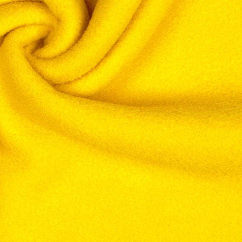 Premium Anti-Pilling-Fleece-Stoff – Gelb 240 g/m²