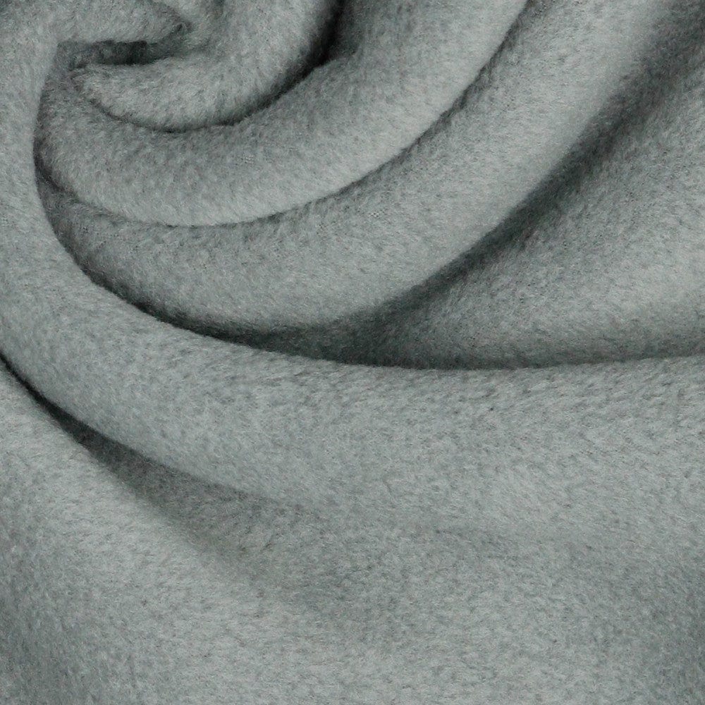 Premium Anti-Pilling-Fleece-Stoff, grau 240 g/m²