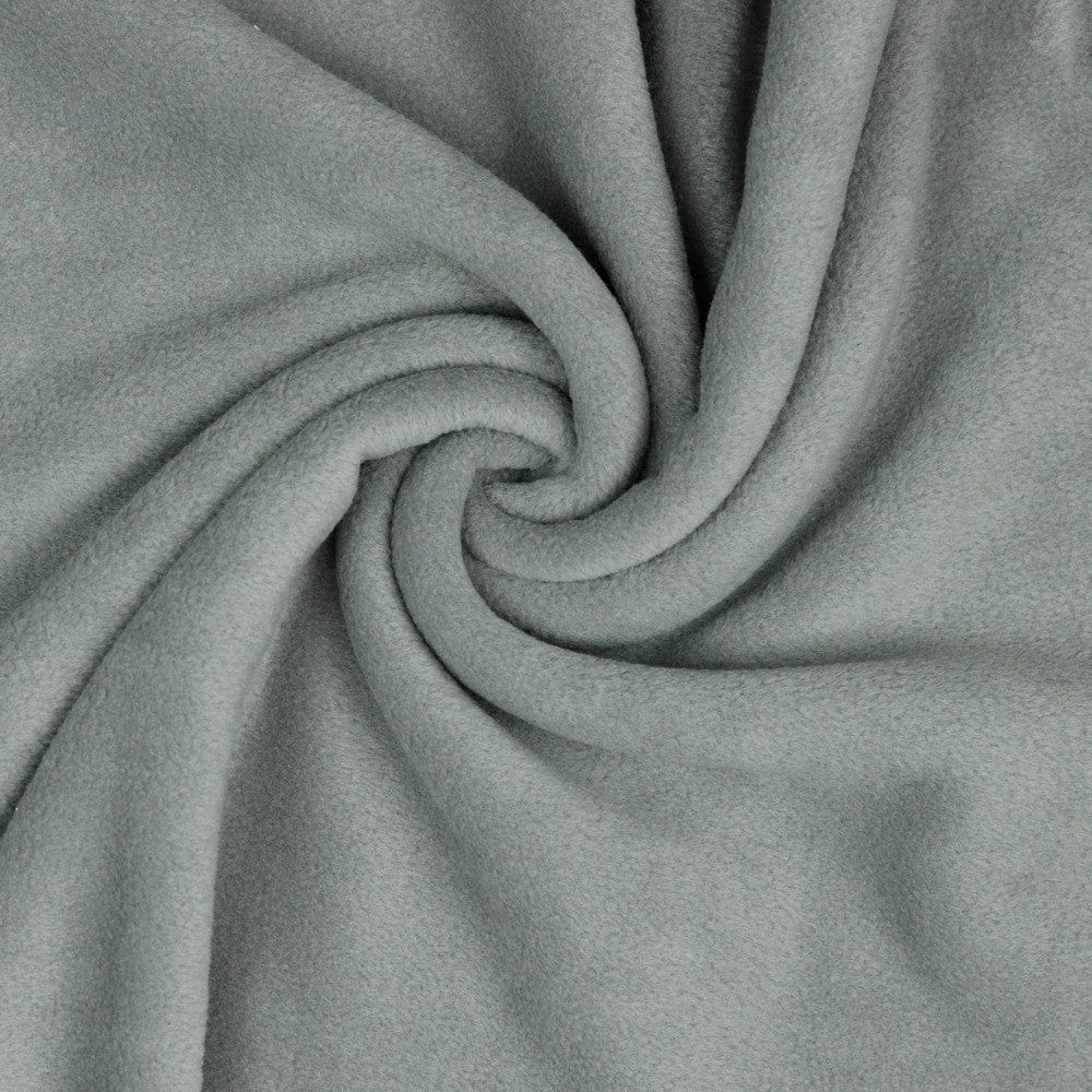 Premium Anti-Pilling-Fleece-Stoff, grau, 240 g/m²