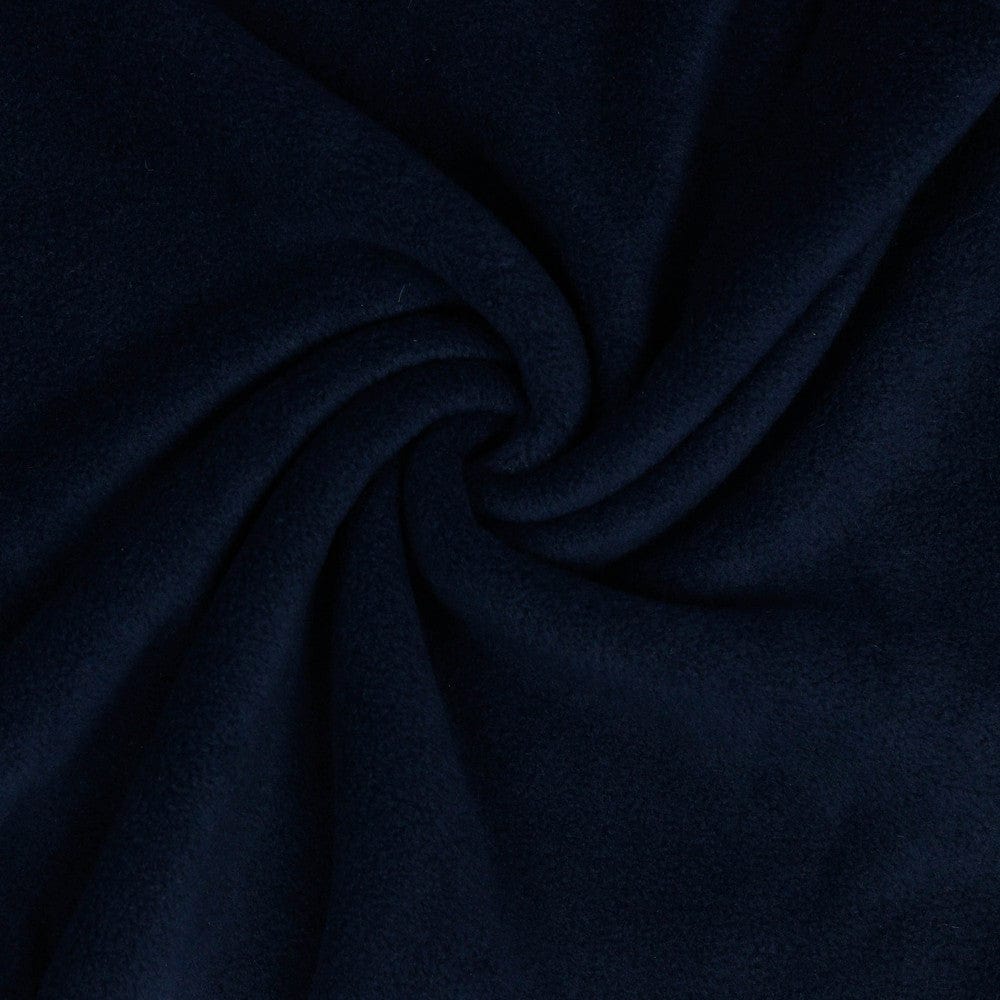 Tissu polaire anti-boulochage premium, bleu foncé 240 g/m²