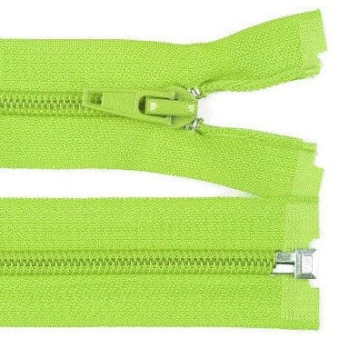 Fermeture éclair ouvrable - vert vif