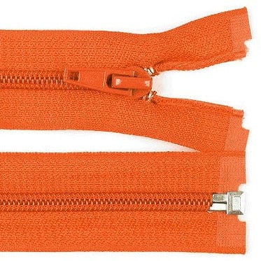 Öffnbarer Reißverschluss, orange