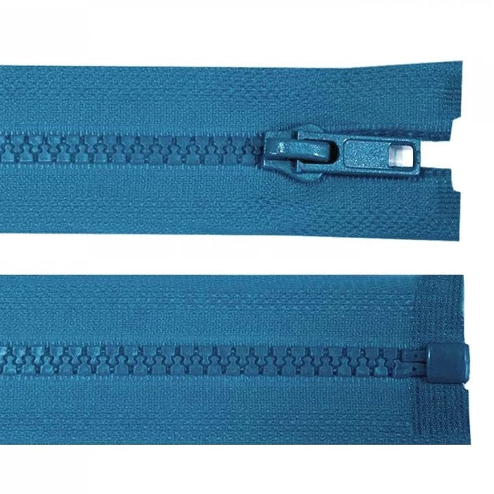 Zip opening, cornflower blue