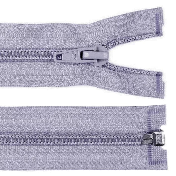 Fermeture éclair à ouverture facile, gris lilas clair