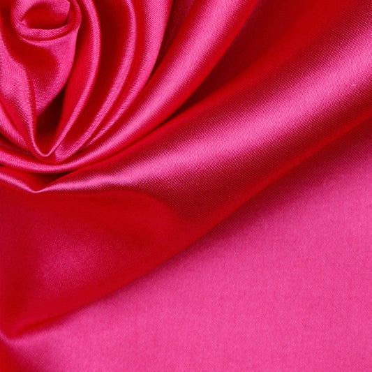 Satin rose vif 90 g/m²