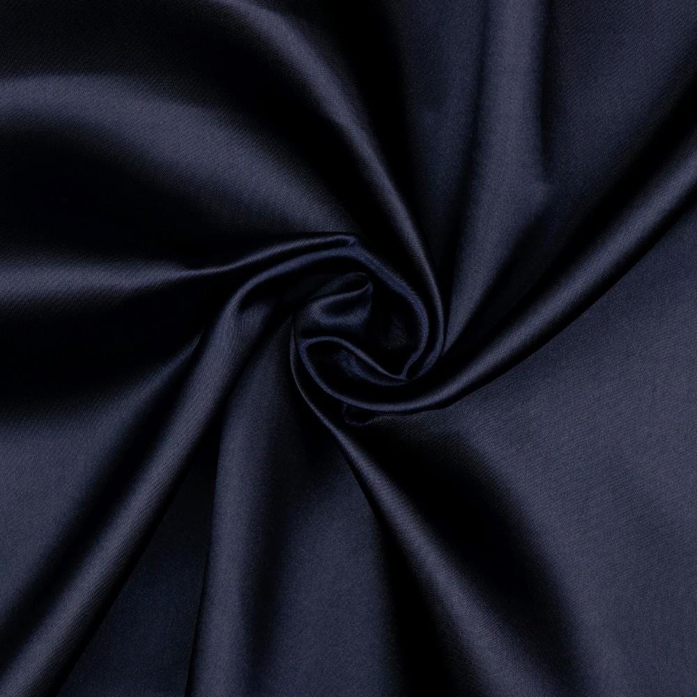 Satin, dunkelblau, 90 g/m²