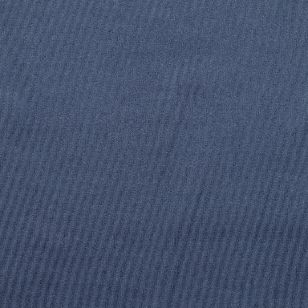 Fine cotton corduroy - smoky blue 145 g/m²