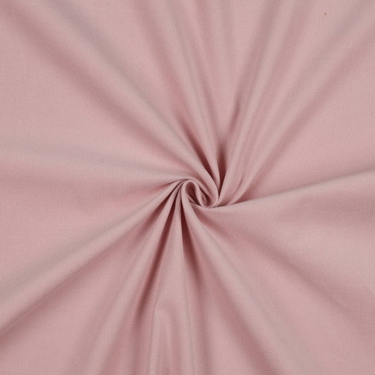 Fine velours côtelé en coton, rose poudré 145 g/m²