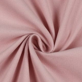 Velours côtelé fin en coton, rose pâle 145 g/m²