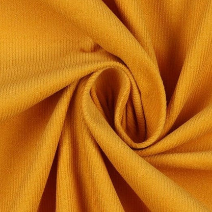 Smalkais Kokvilnas velvets-medus dzeltens 145 g/m²