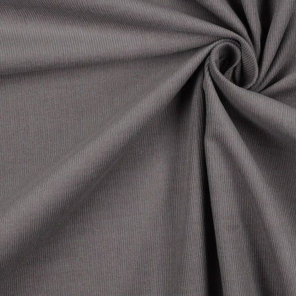Feiner Baumwoll-Velours, grau 145 g/m²