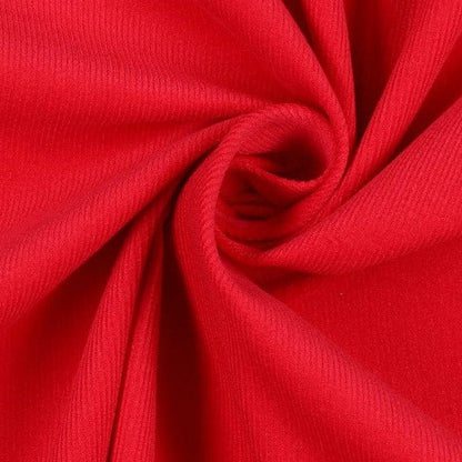 Feincord aus Baumwolle, rot 145 g/m²
