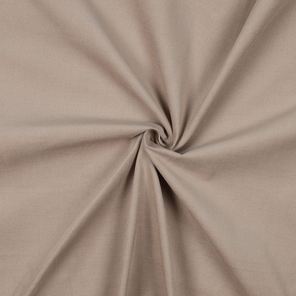 Fine Baumwoll-Cordstoff, Sand, 145 g/m²