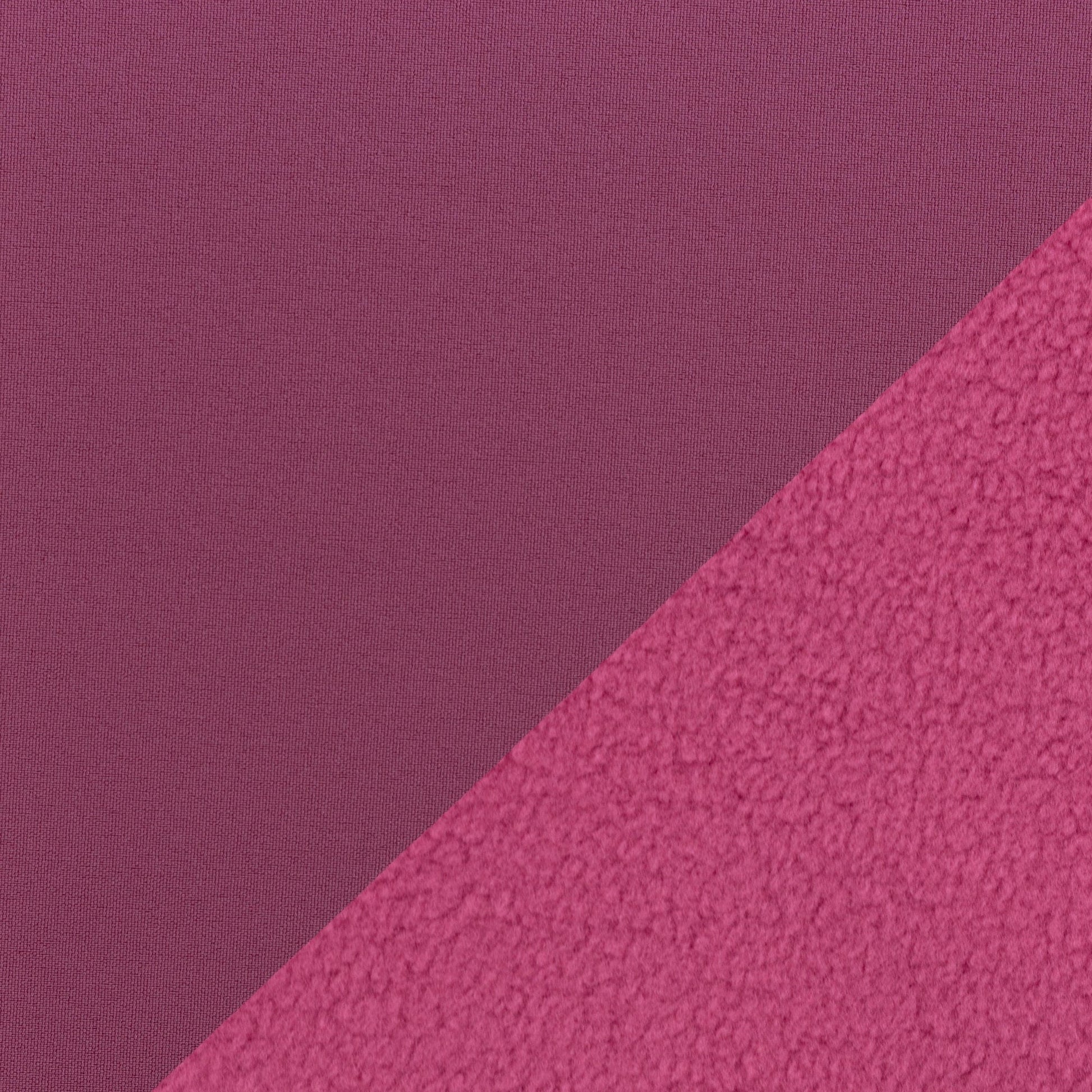 Softshell fabric - bright berry tone 300 g/m²