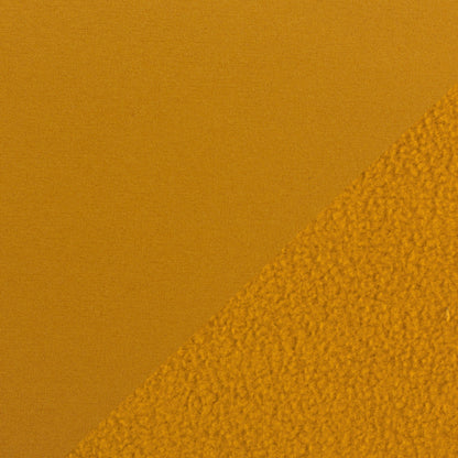 Softshell fabric - mustard yellow 300 g/m²