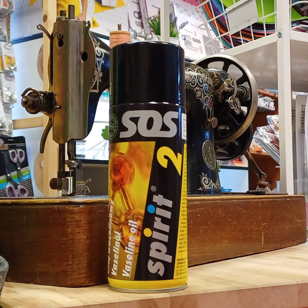 Sewing machine spray petroleum jelly oil SPIRIT 2 - 400 ml