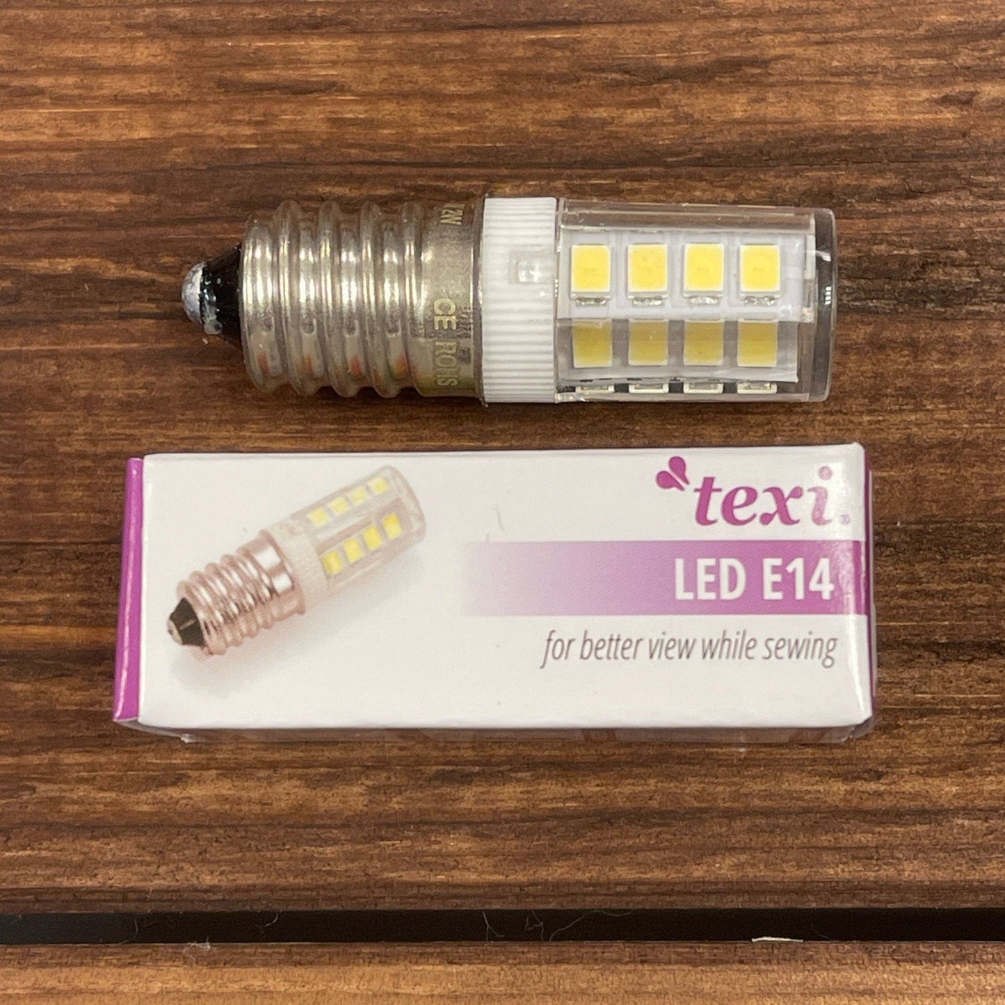 LED-Lampe für Nähmaschine E14 2W 230V weißes Licht
