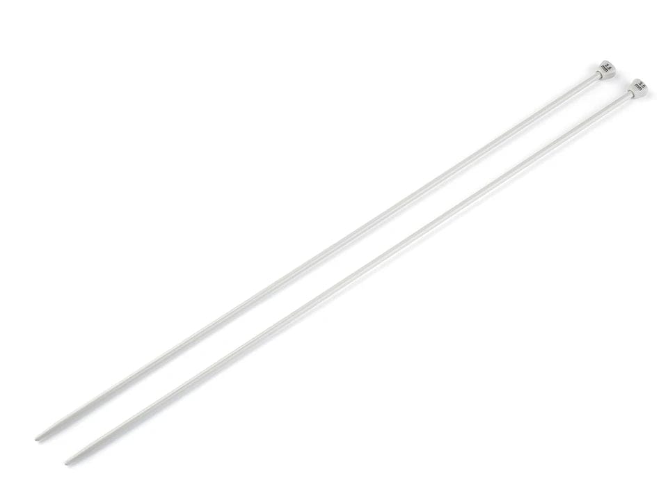 Straight aluminum knitting needles 30 cm 3,5 mm