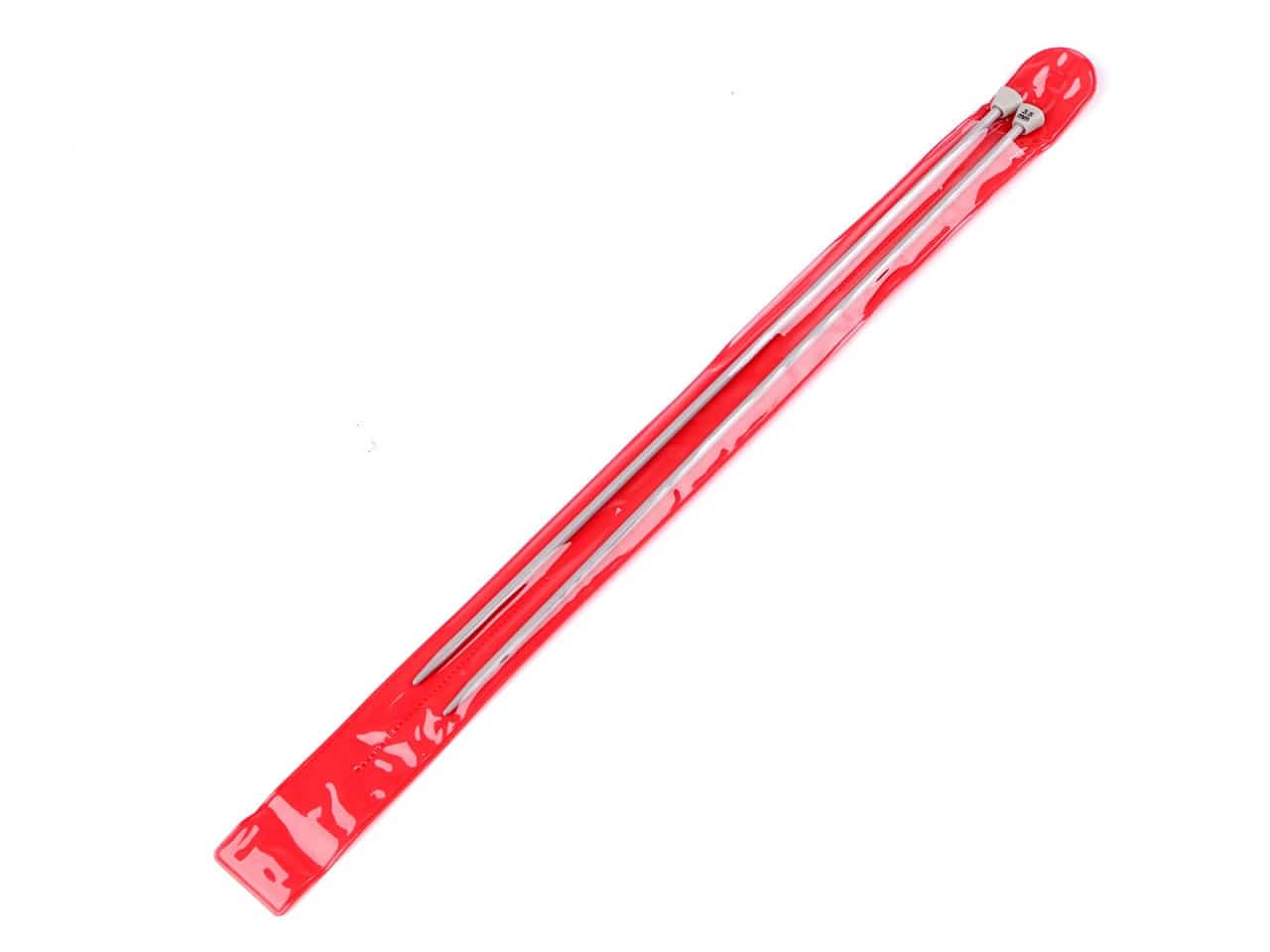 Straight knitting needles - aluminum 30 cm 3,5 mm