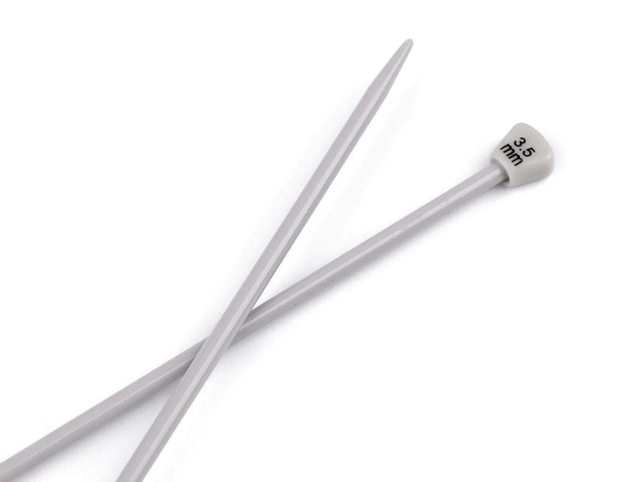 Straight knitting needles-aluminium 30 cm 3.5 mm