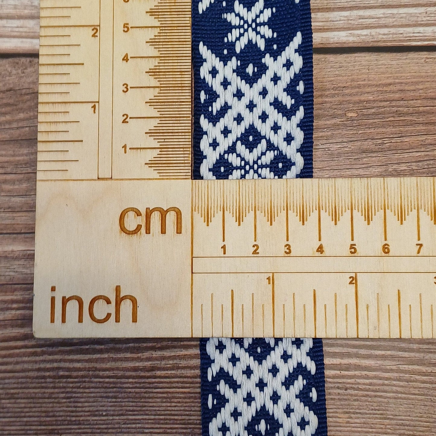 Traditional ribbon, belt 39mm-blue-LV