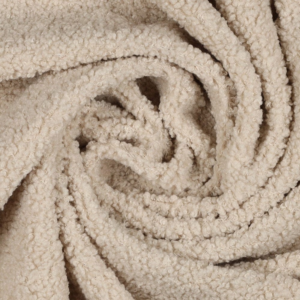 Teddy-Stoff, beige, 270 g/m²
