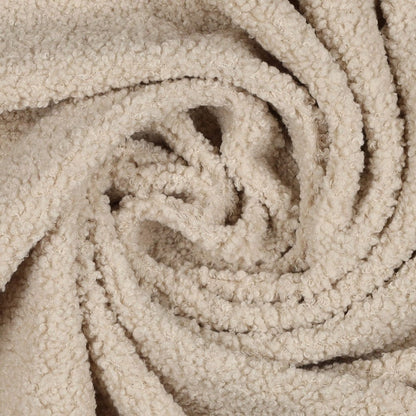 Teddy-Stoff, beige, 270 g/m²
