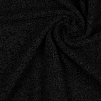 Teddy audums-melns 270 g/m²