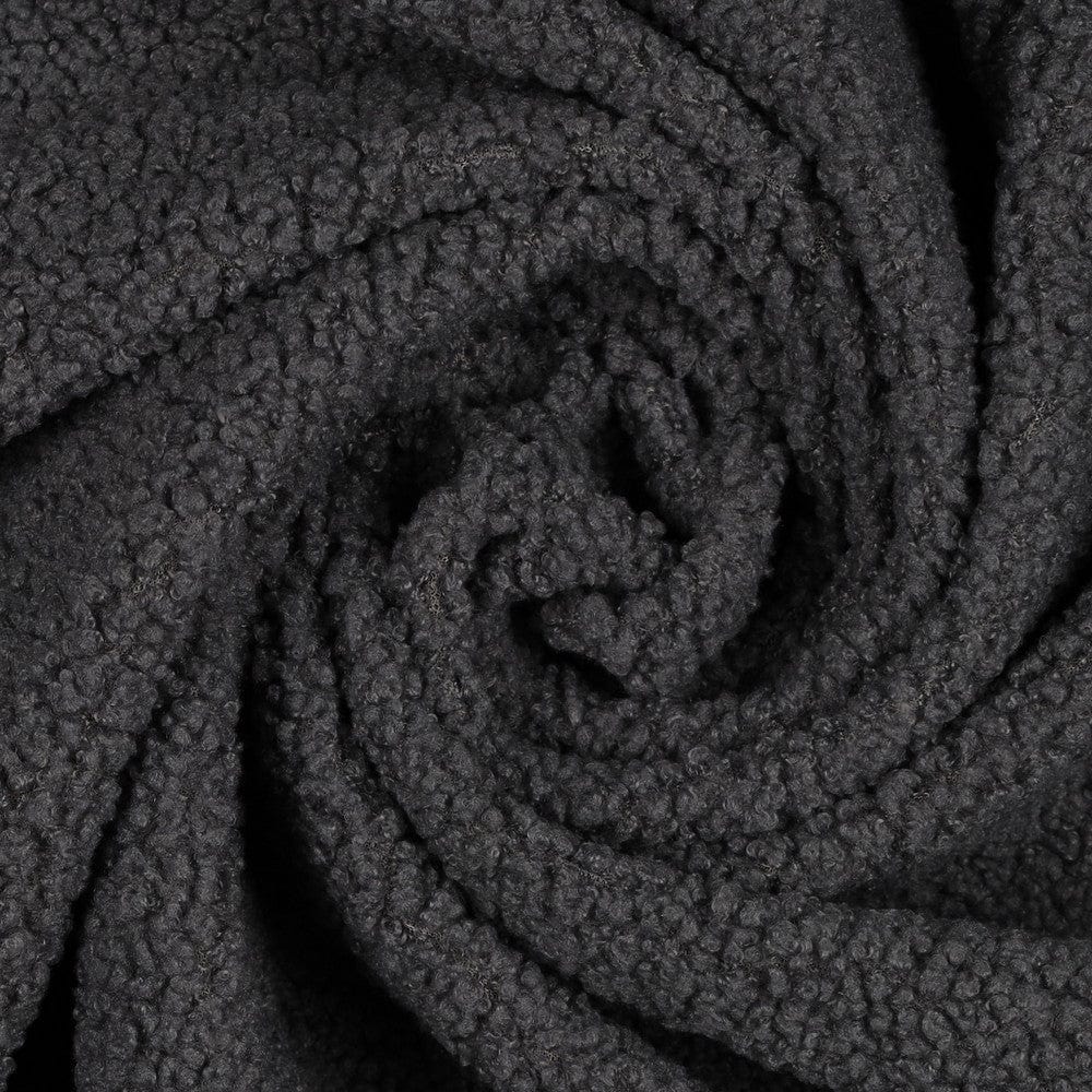 grauer Teddy-Stoff 270 g/m²