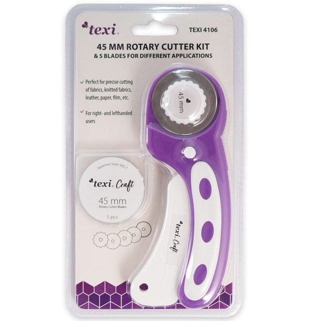 txt
TEXI cutter rotatif | coupe-roue de 45 mm avec lames de rechange