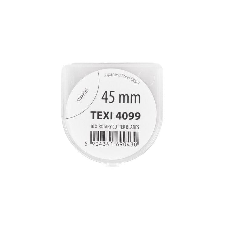 TEXI Lames de rechange pour cutter rotatif à disque 45 mm - 10 pcs