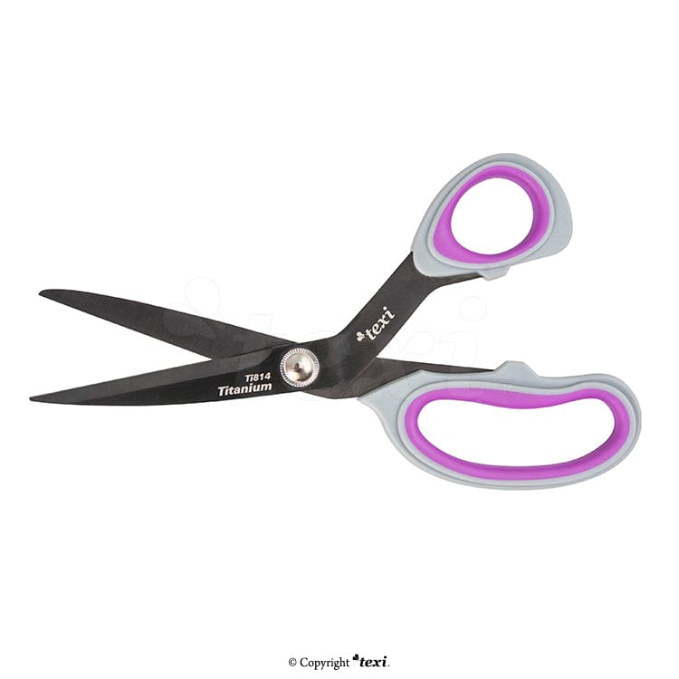 TEXI TITANIUM Set de ciseaux à tissu (13 cm) et (21 cm)