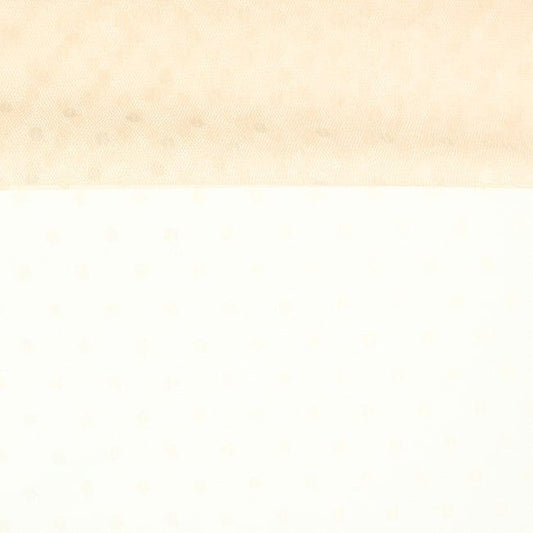 Tulle à pois - crème