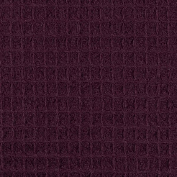 Waffelstoff – Aubergine 230 g/m²