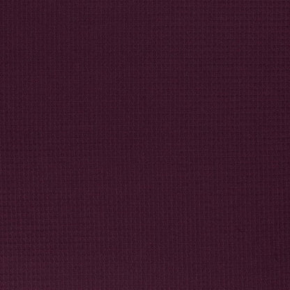 Waffelstoff in Aubergine 230 g/m²