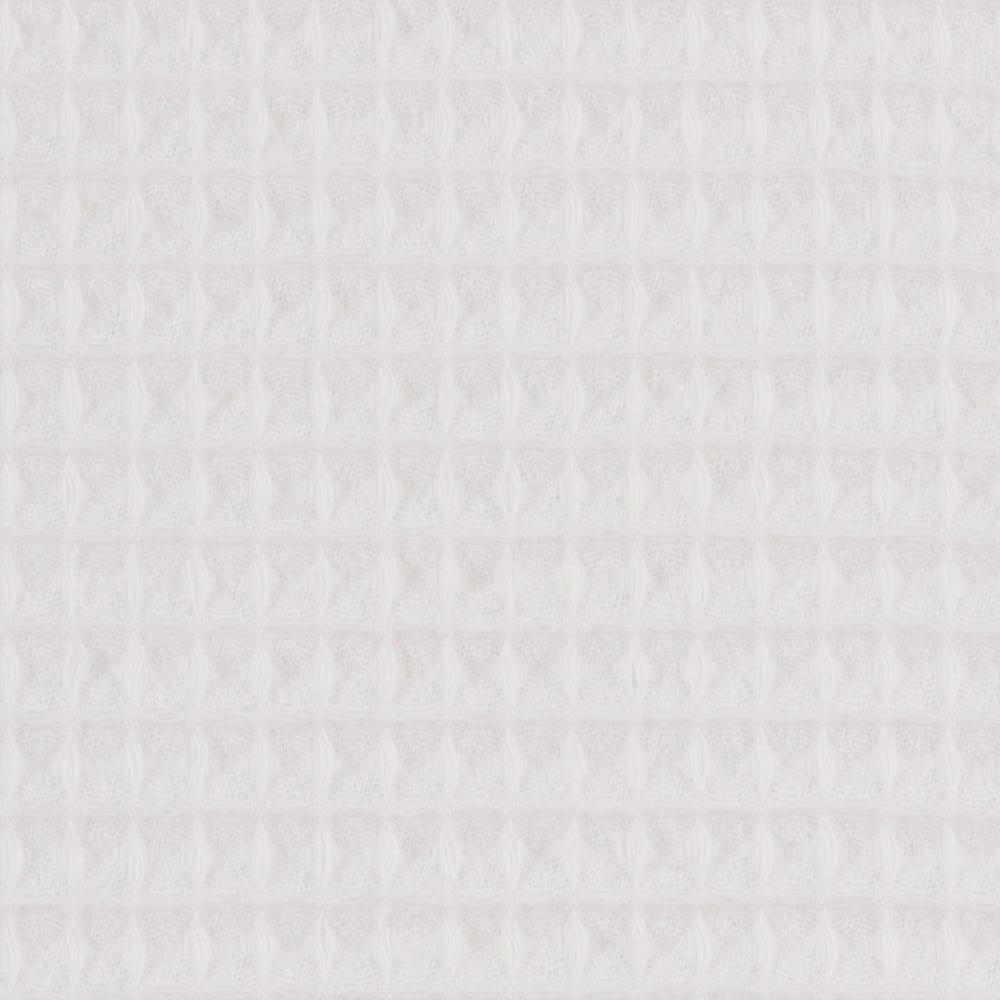 White waffle fabric 230 g/m²