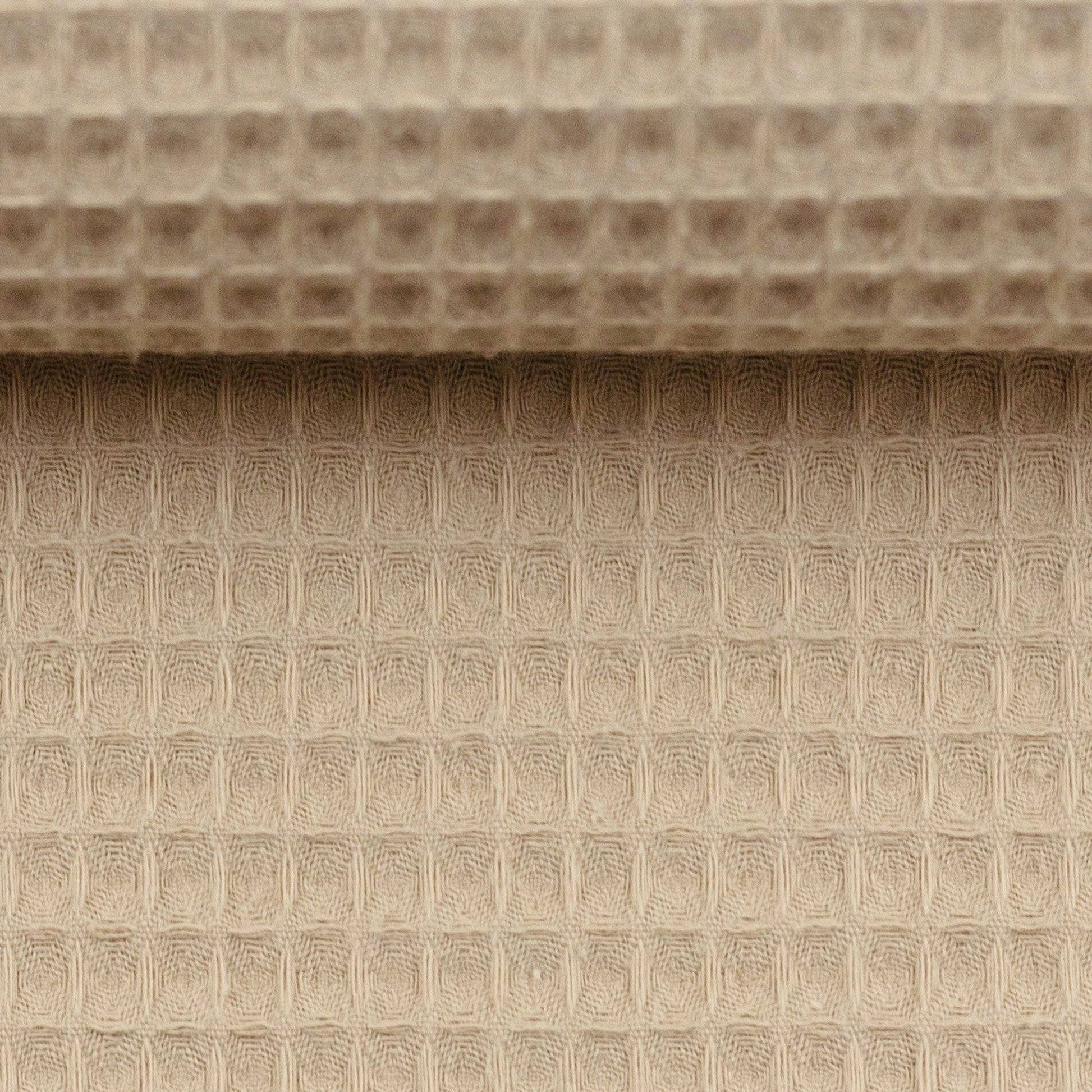Waffle fabric - beige 230 g/m²