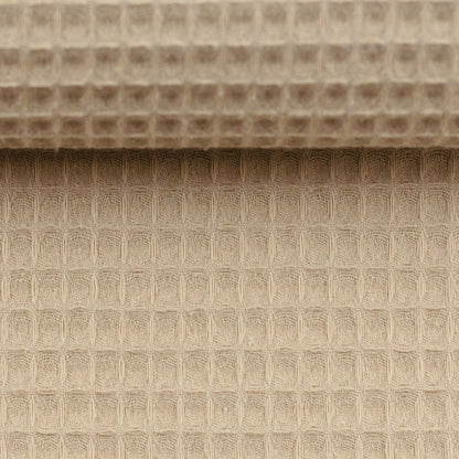 Waffle fabric - beige 230 g/m²