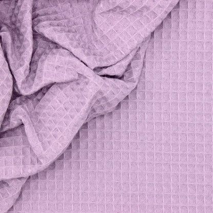 Waffle fabric, lilac purple 230 g/m²