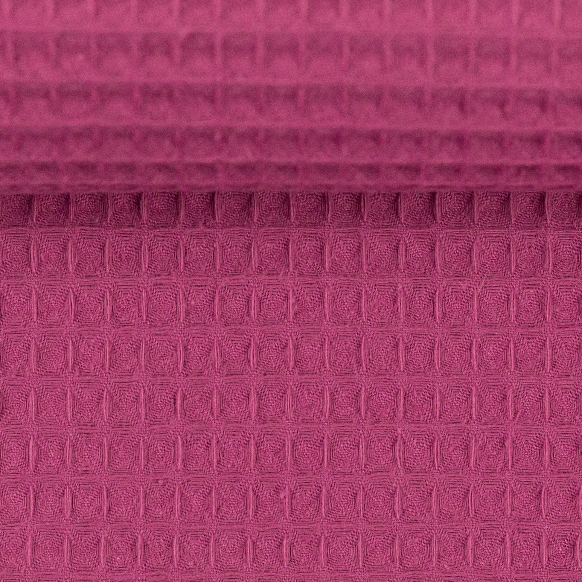 Waffle fabric - fuchsia 230 g/m²