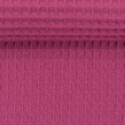 Waffle fabric - fuchsia 230 g/m²