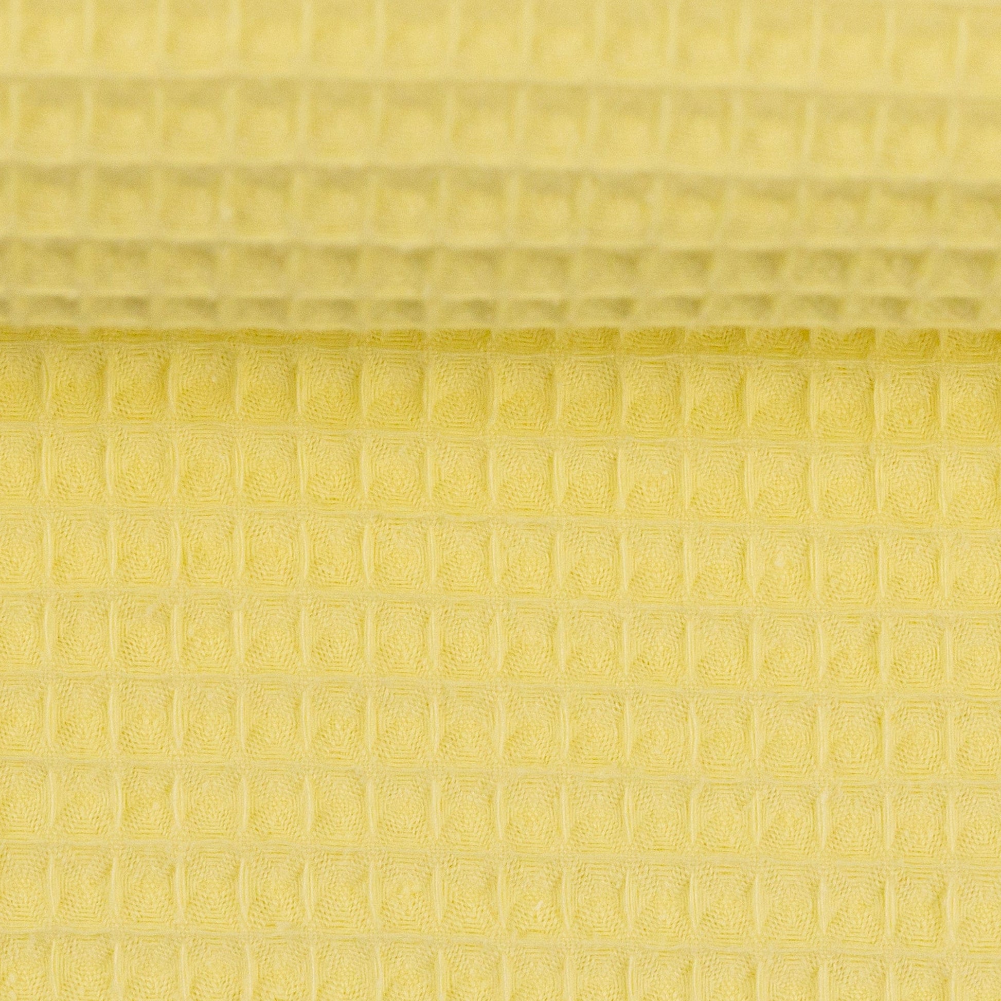 Waffle fabric-light yellow 230 g/m²