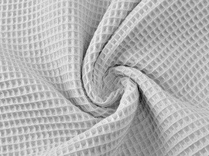 Waffle fabric-light grey 230 g/m²