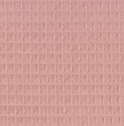 Waffle fabric, salmon pink 230 g/m²