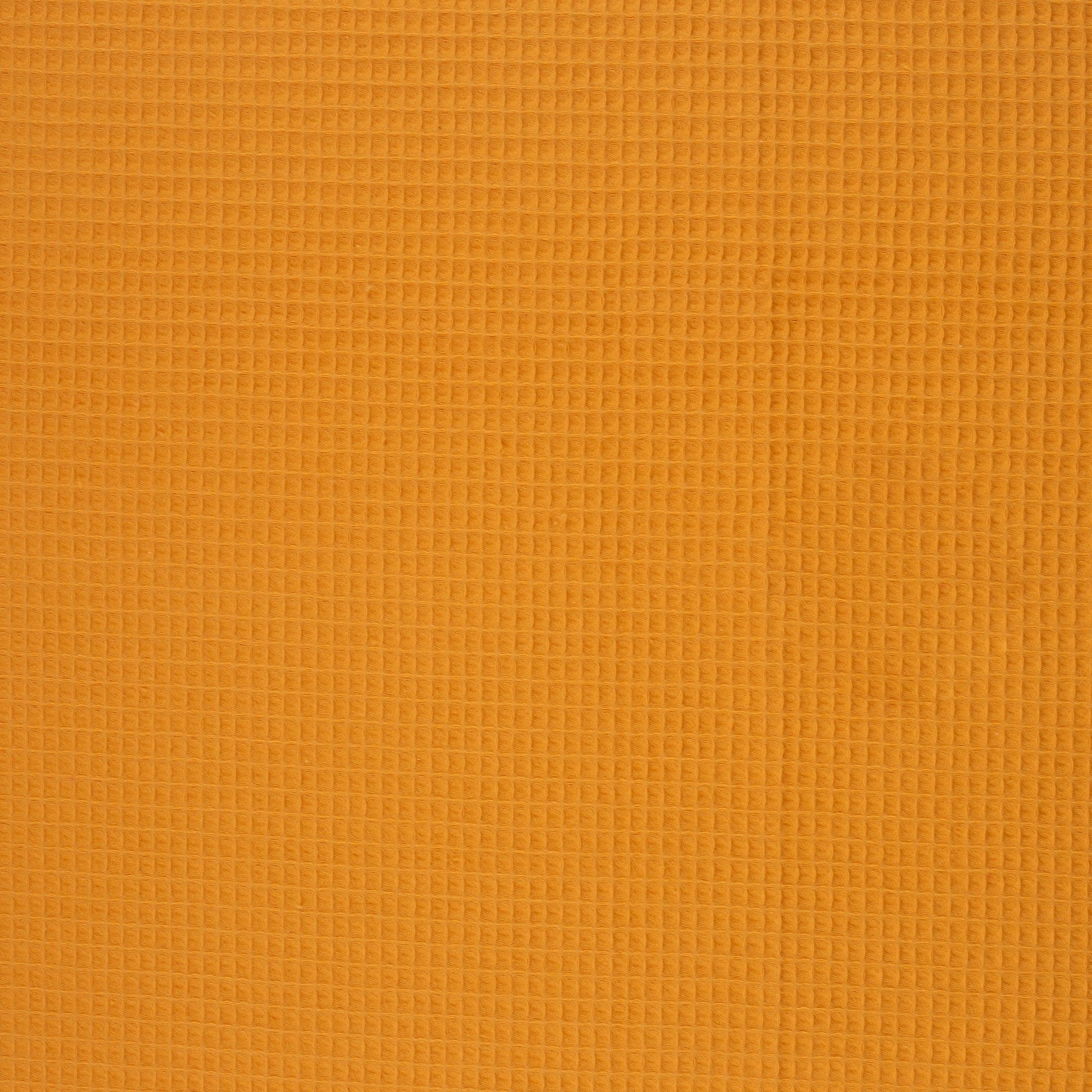 Waffle fabric, honey yellow 230 g/m²