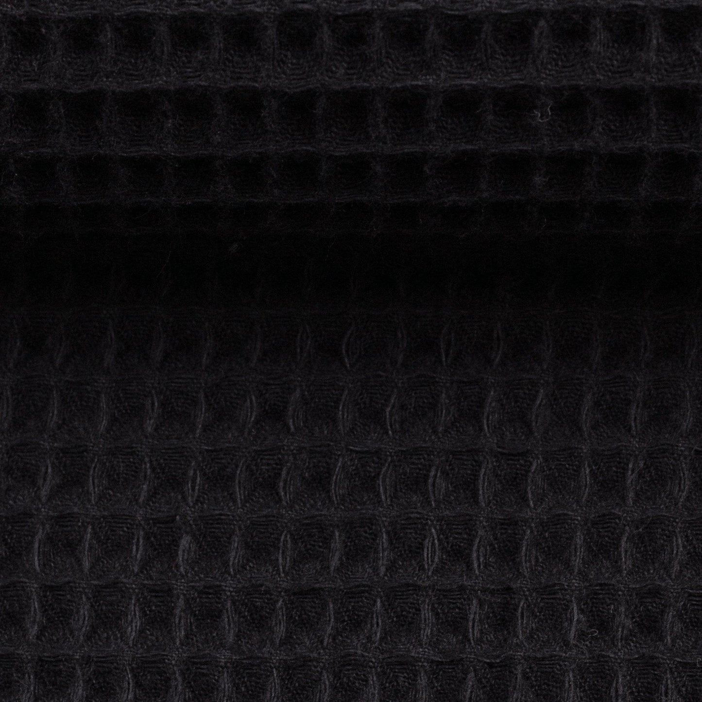 waffle fabric-black 230 g/m²