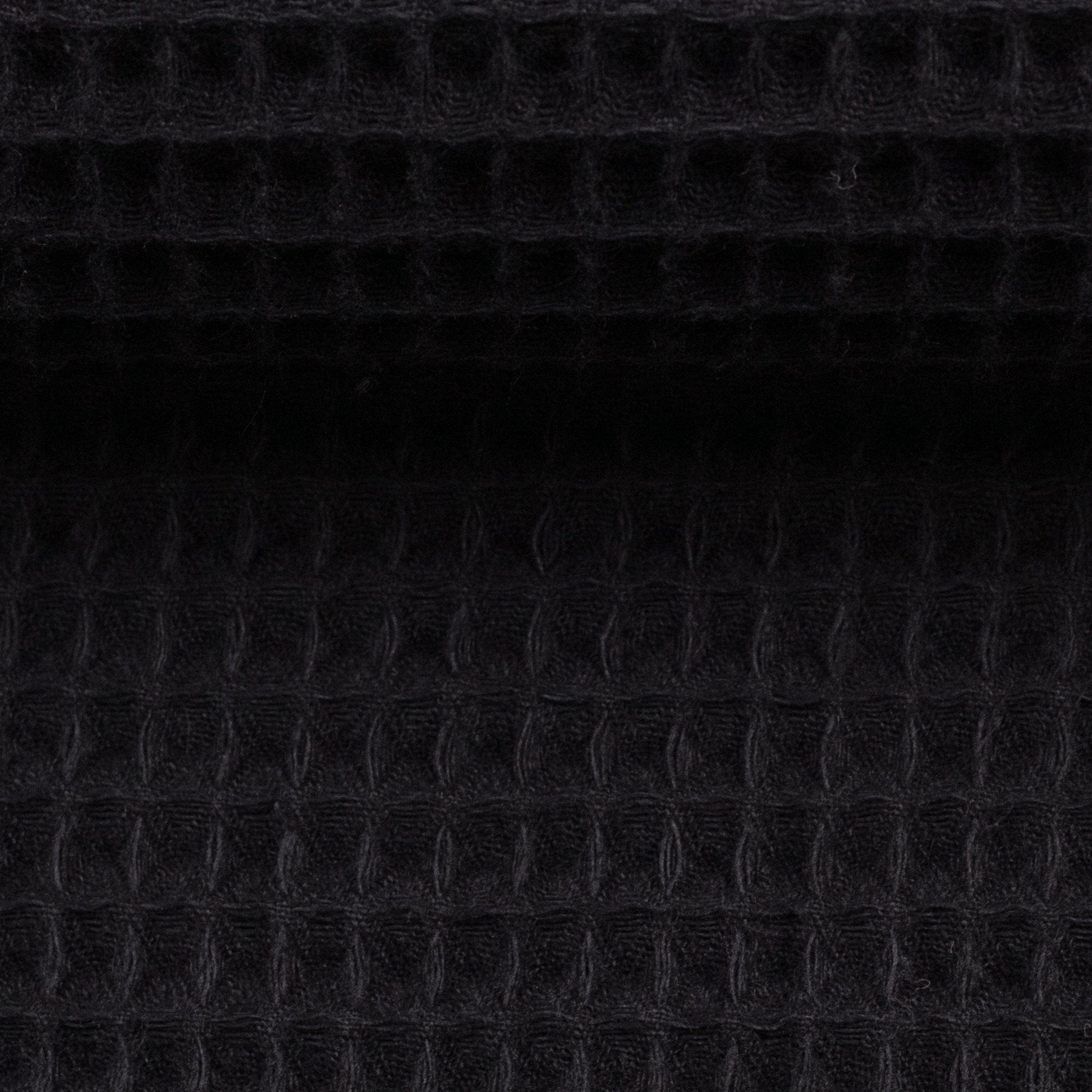 waffle fabric-black 230 g/m²